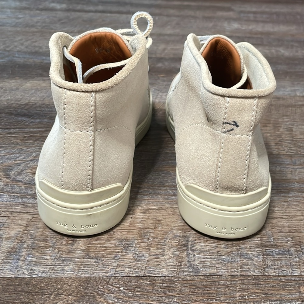 rag & bone Beige Suede Chukka Sneakers - Picture 3 of 8